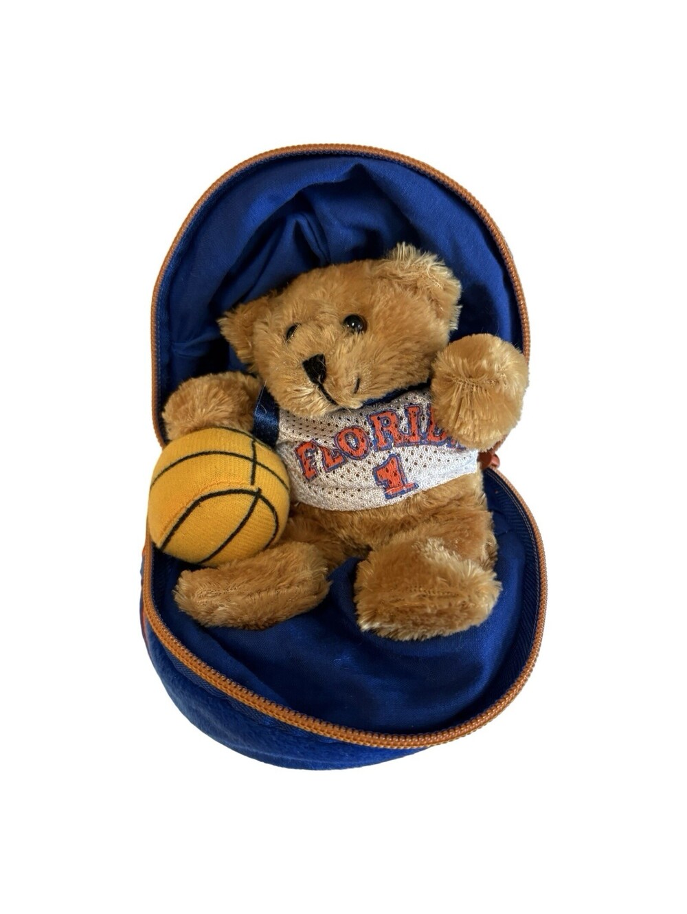 Plushland Florida Gators Basketball Bear Plush Toy 5" Stuffed Animal 2006 - G146